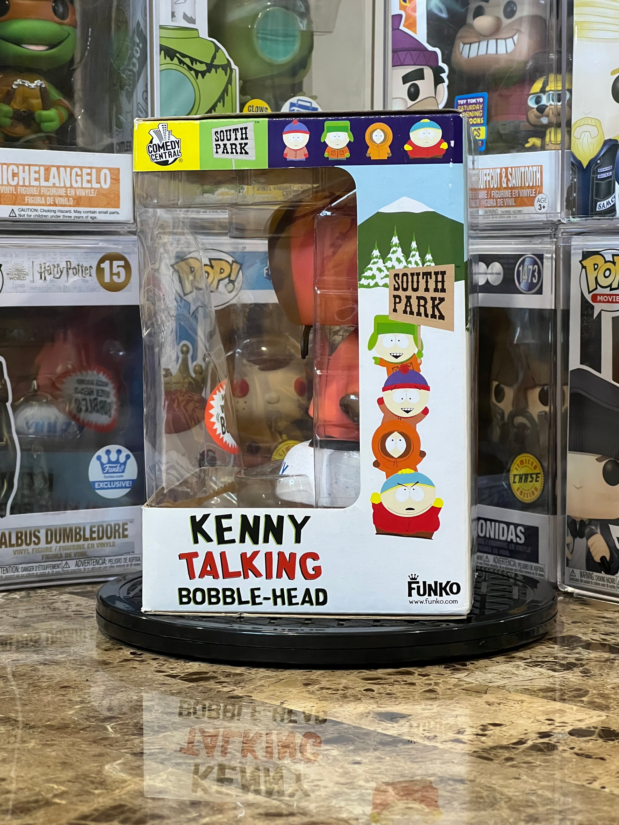 Wacky Wobbler Talking Bobblehead Kenny