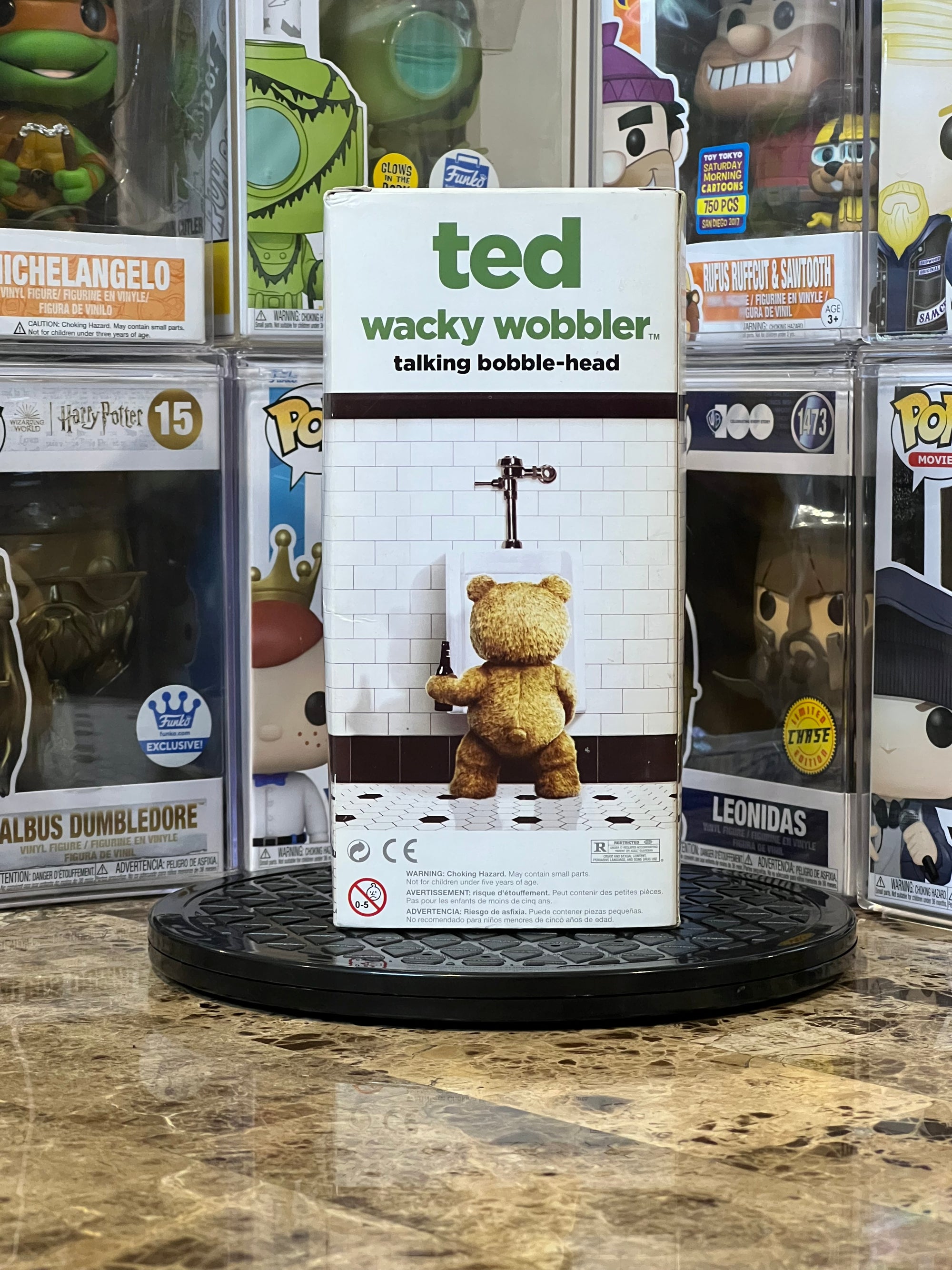 Wacky Wobbler Talking Bobblehead Ted